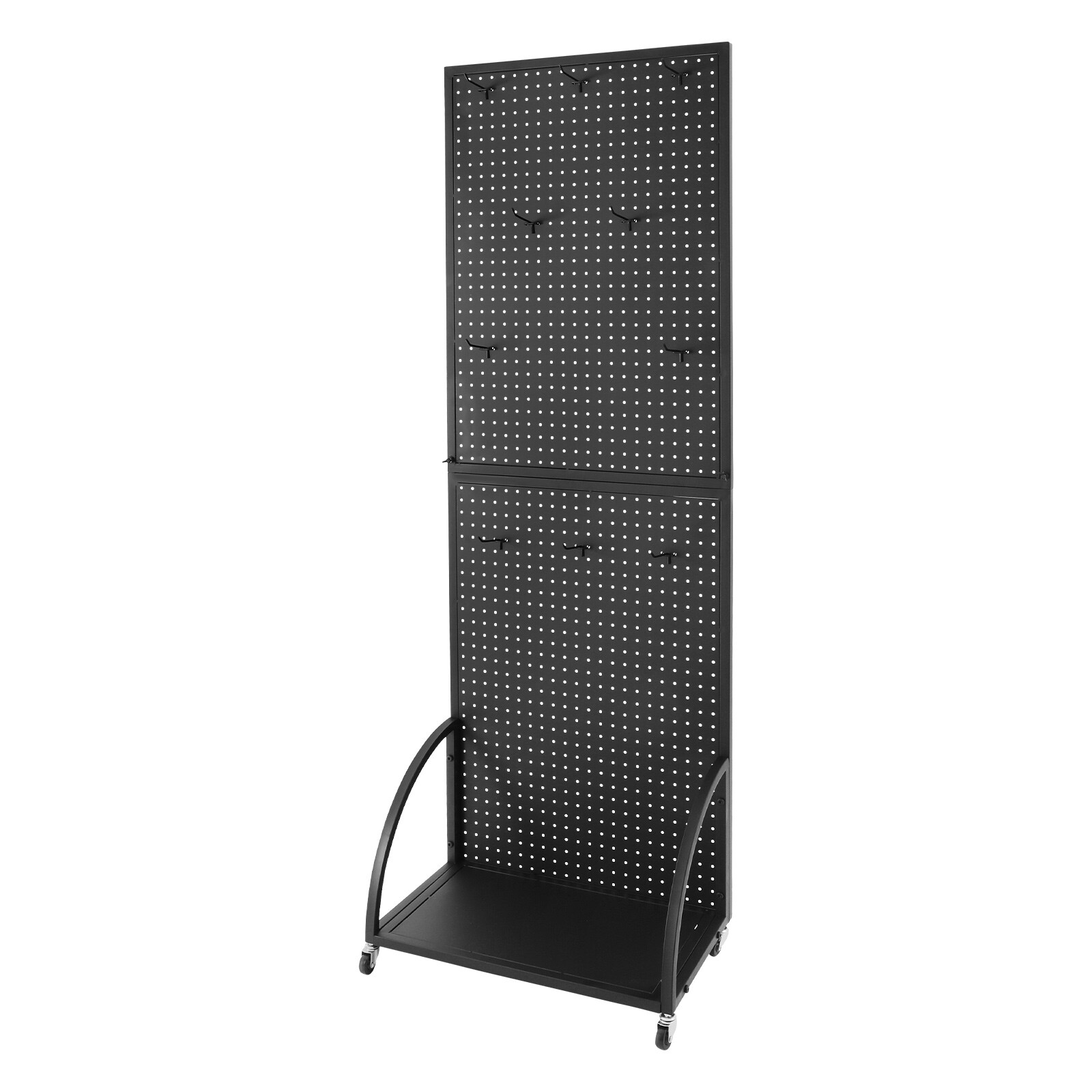Pegboard Display Stand, Merchandise Display Rack, Retail Pegboard Rack