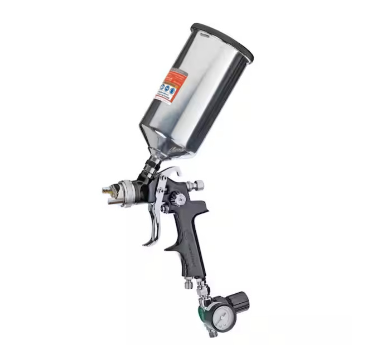 Ingersoll Rand 270G Edge Series HVLP Gravity Feed Spray Gun, Black