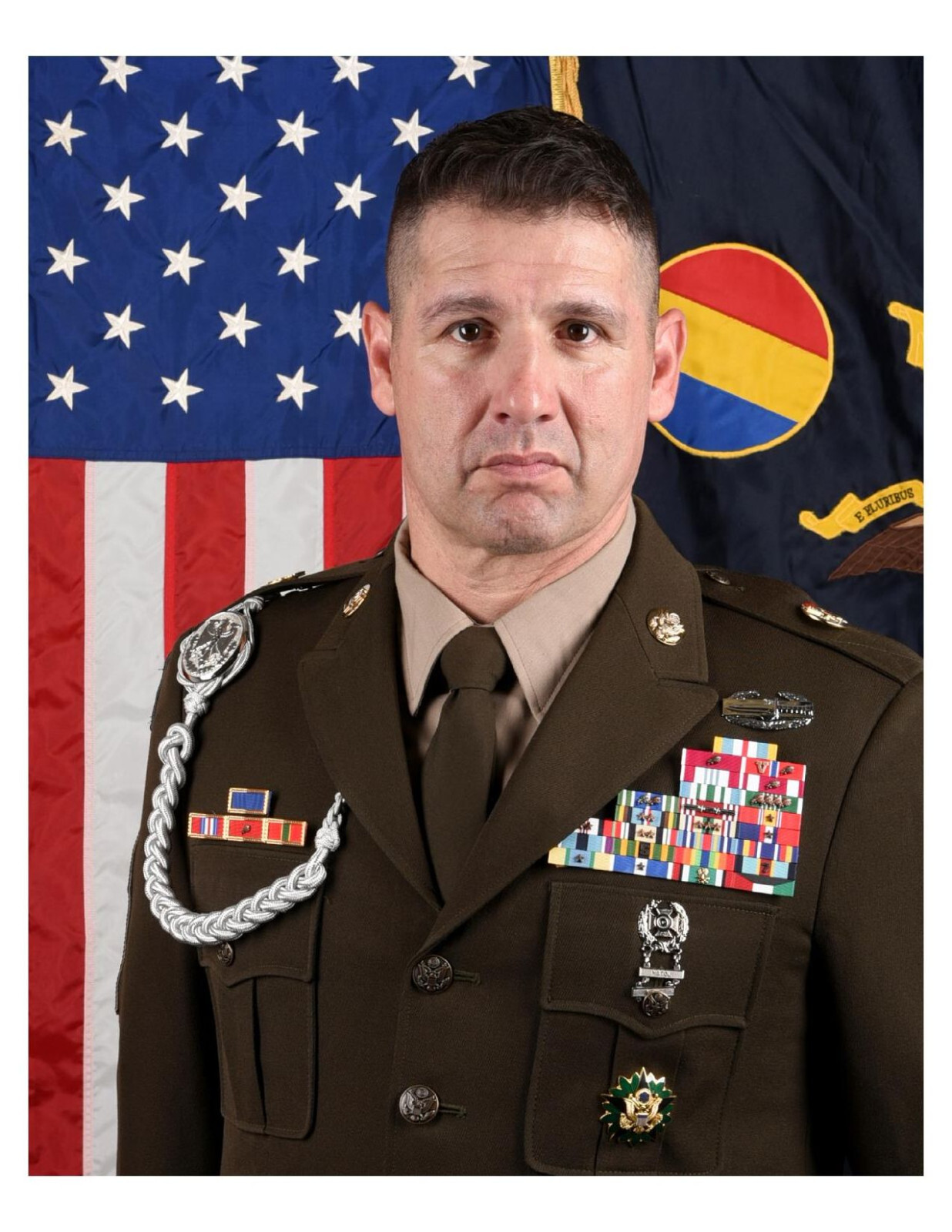 United States Army Sergeant Daniel T. Hendrex 8x10 Portrait Photo On 8.5" x 11"