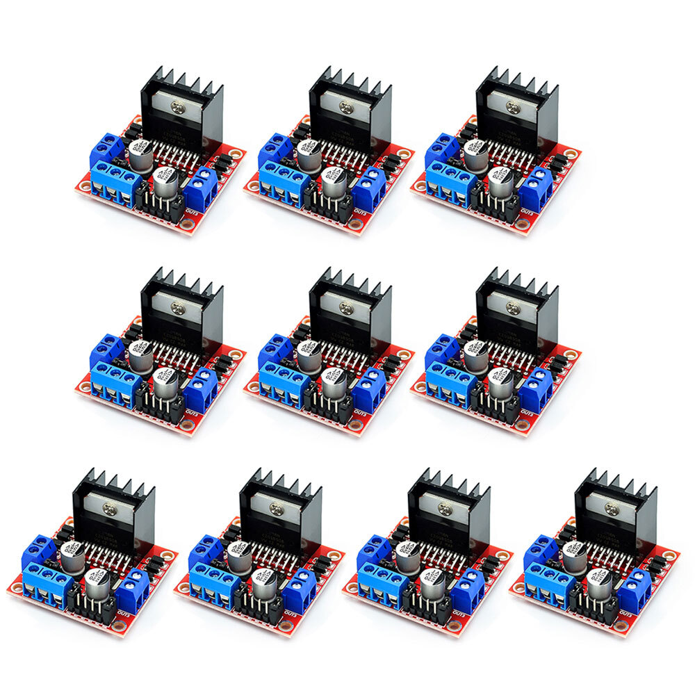 USA 10Pcs DC Stepper Motor Driver Module L298N Dual H Bridge Control Board