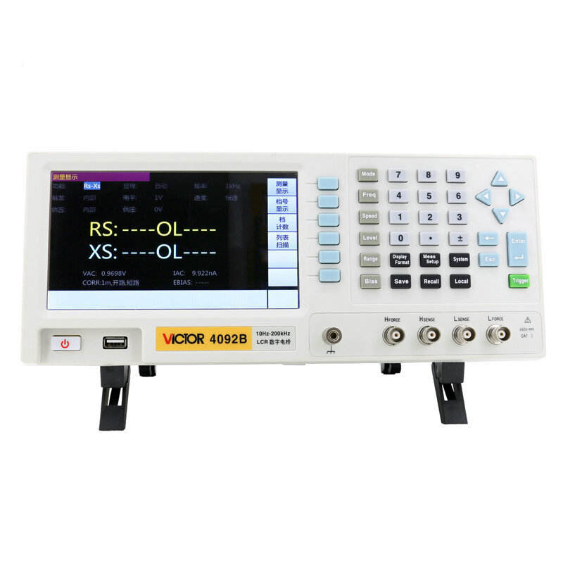 VICTOR 4092B Bench-Type Digital Bridge Capacitance Inductance Test Instrument ✦K