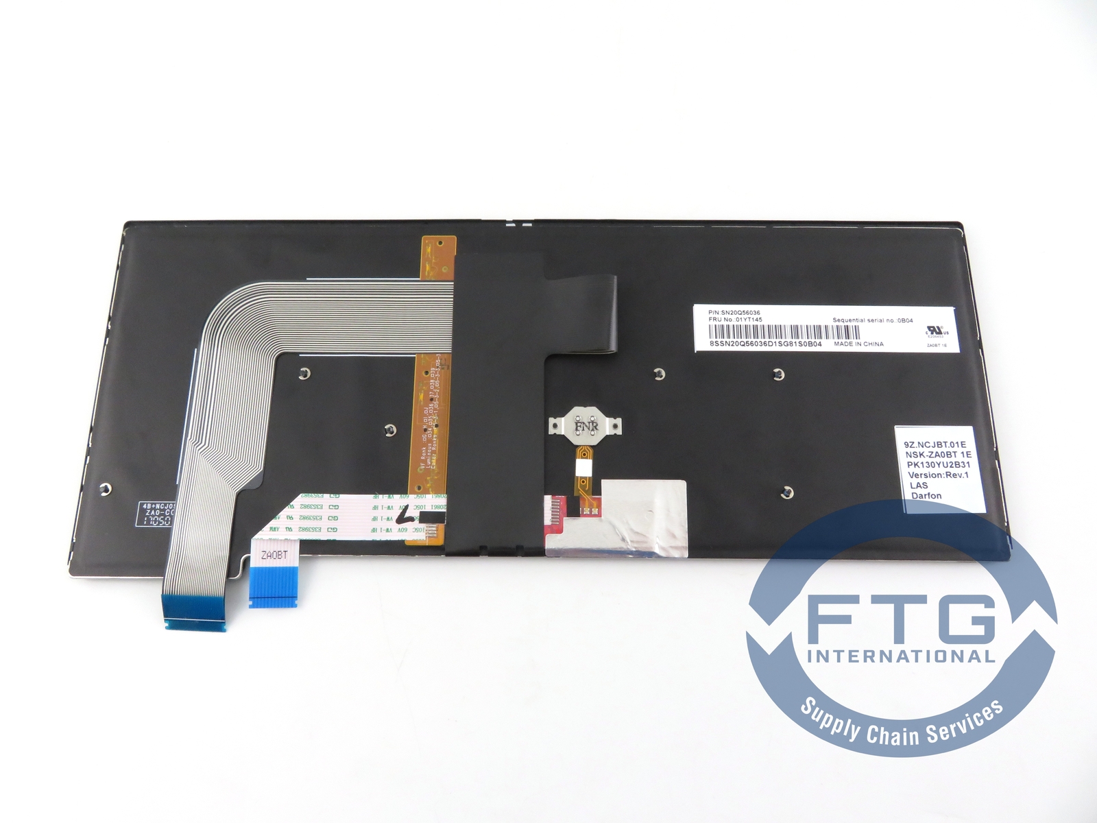 01YT145 Keyboard internal; includes c-cover assemblies