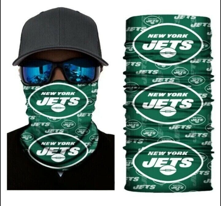 Neck Gaiter Face Mask Fishing Sun Headwear Protection New York Jets