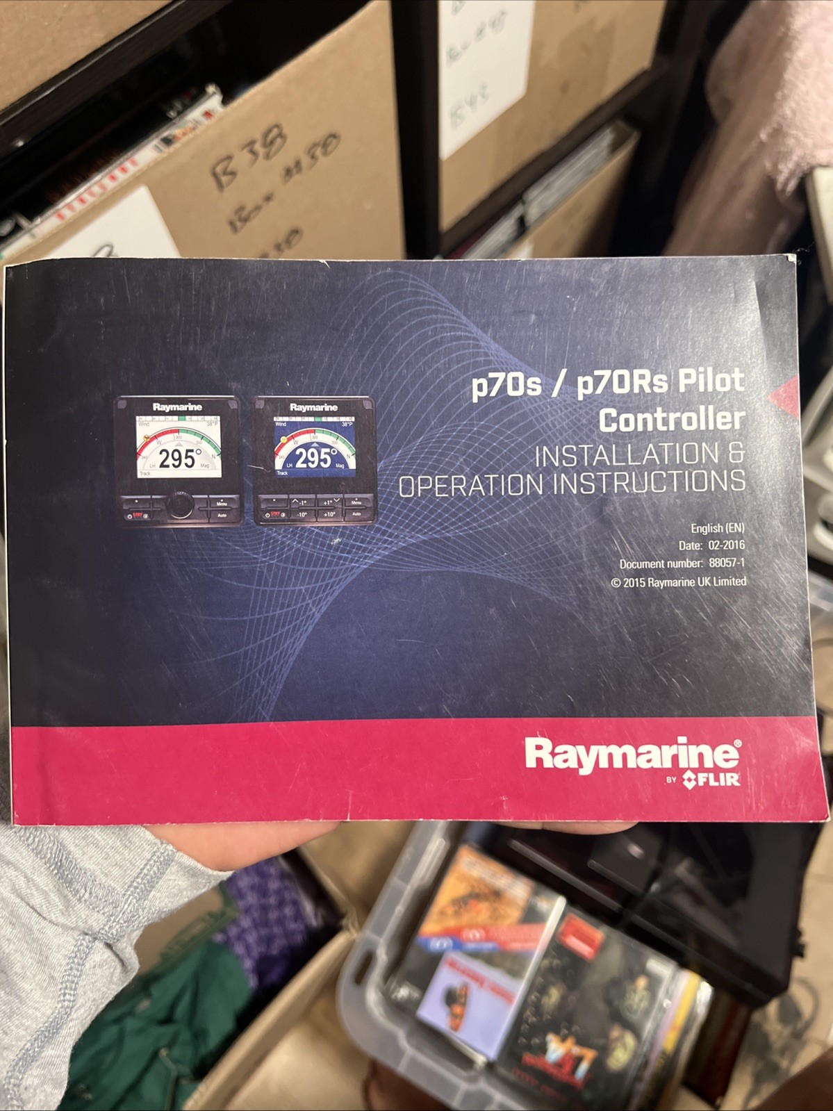 raymarine controller p70s p70rs installlation operation instructions manual