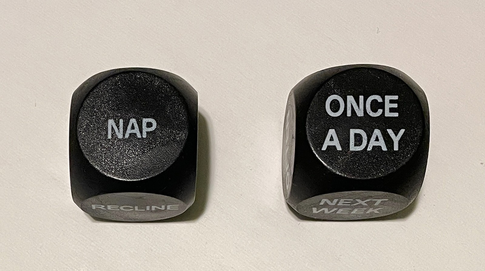 Over The Hill Daily Decision Dice 2 Pieces Gag Gift Senior Moments Joke Novelty