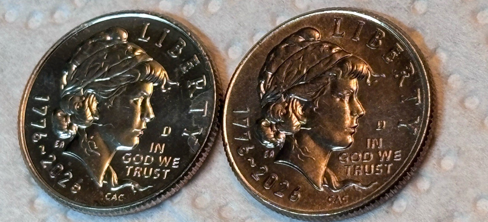 2026 D Emerging Liberty Dime Improper Annealed Error Nice Contrast!