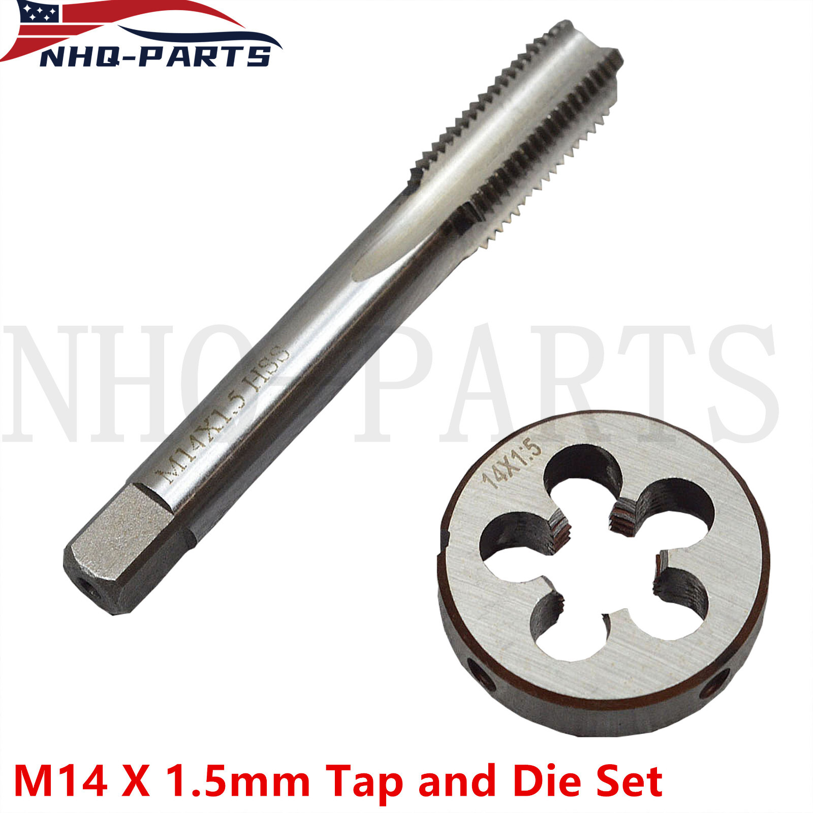 High Quality M14 X 1.5mm HSS Metric Tap and Die Set Right Hand Thread