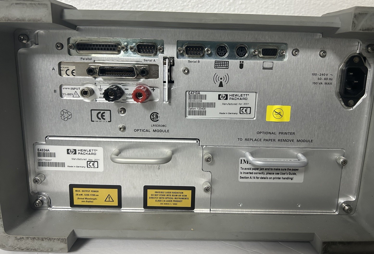 HP Agilent 8147 OTDR /E4310A/ E4324A, Optical Time Domain Reflector, accessories