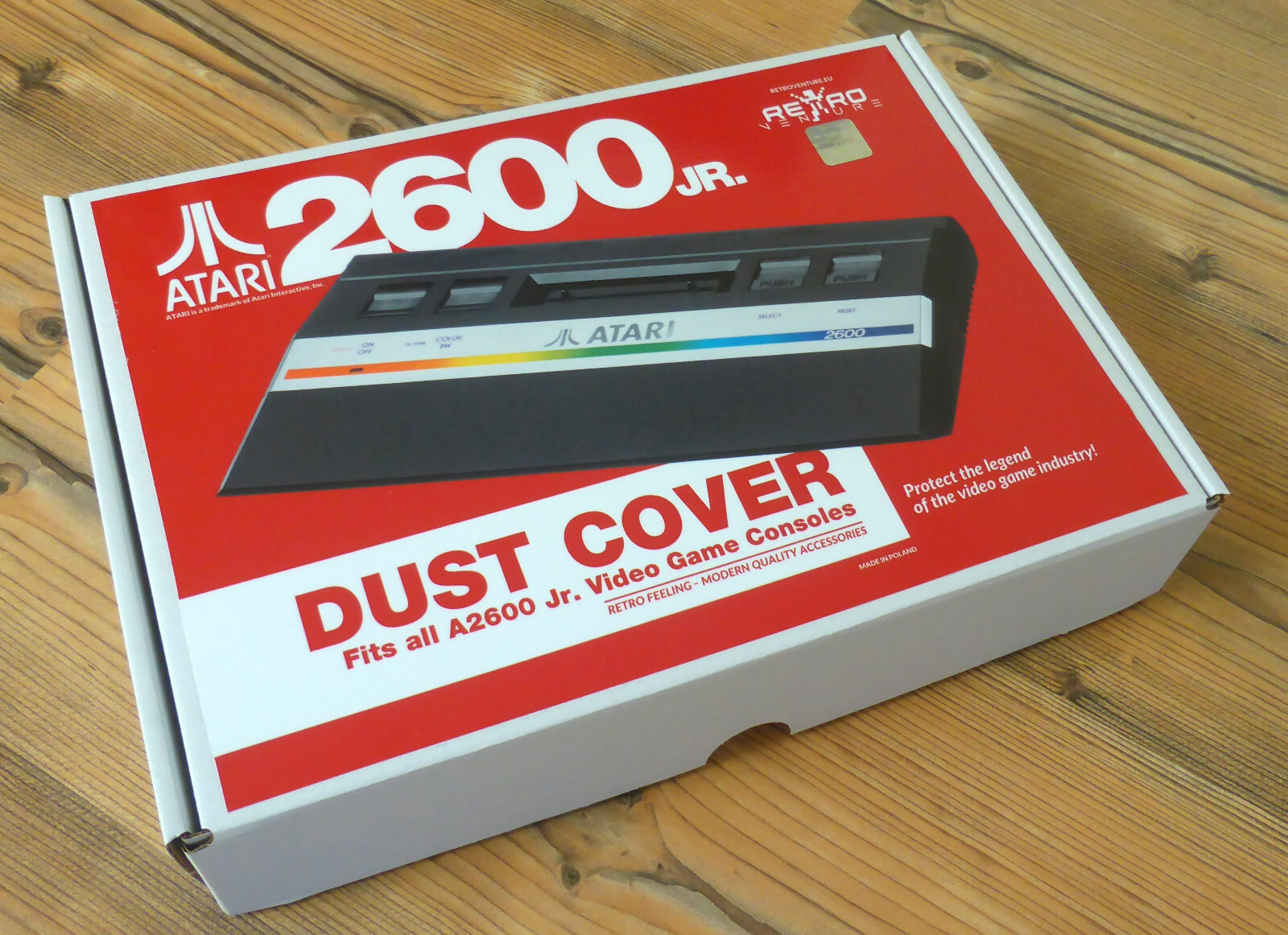 Atari 2600 Junior Cover, New.   Atari 2600 Junior Dust Cover, New