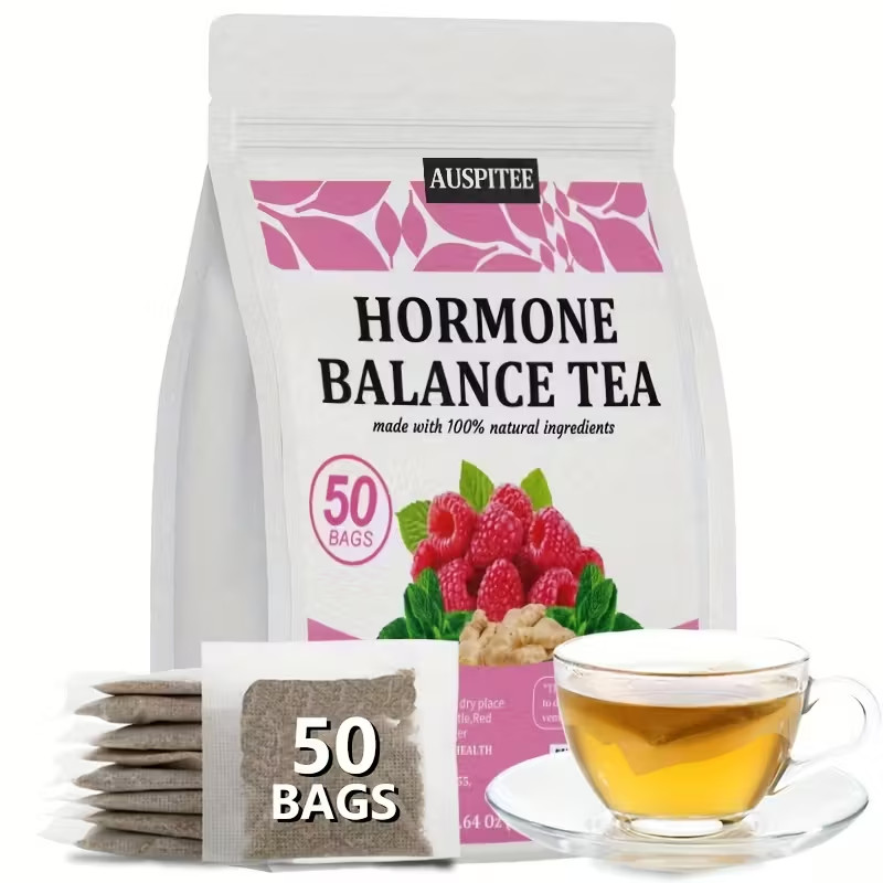 Hormone Balance Herbal Tea 50 Pack Spearmint Caffeine-Free Women’s Tea
