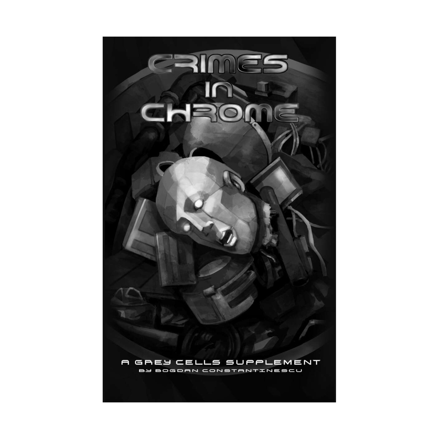 Dapper Fish Designs RPG Book Grey Cells - Crimes in Chrome EX