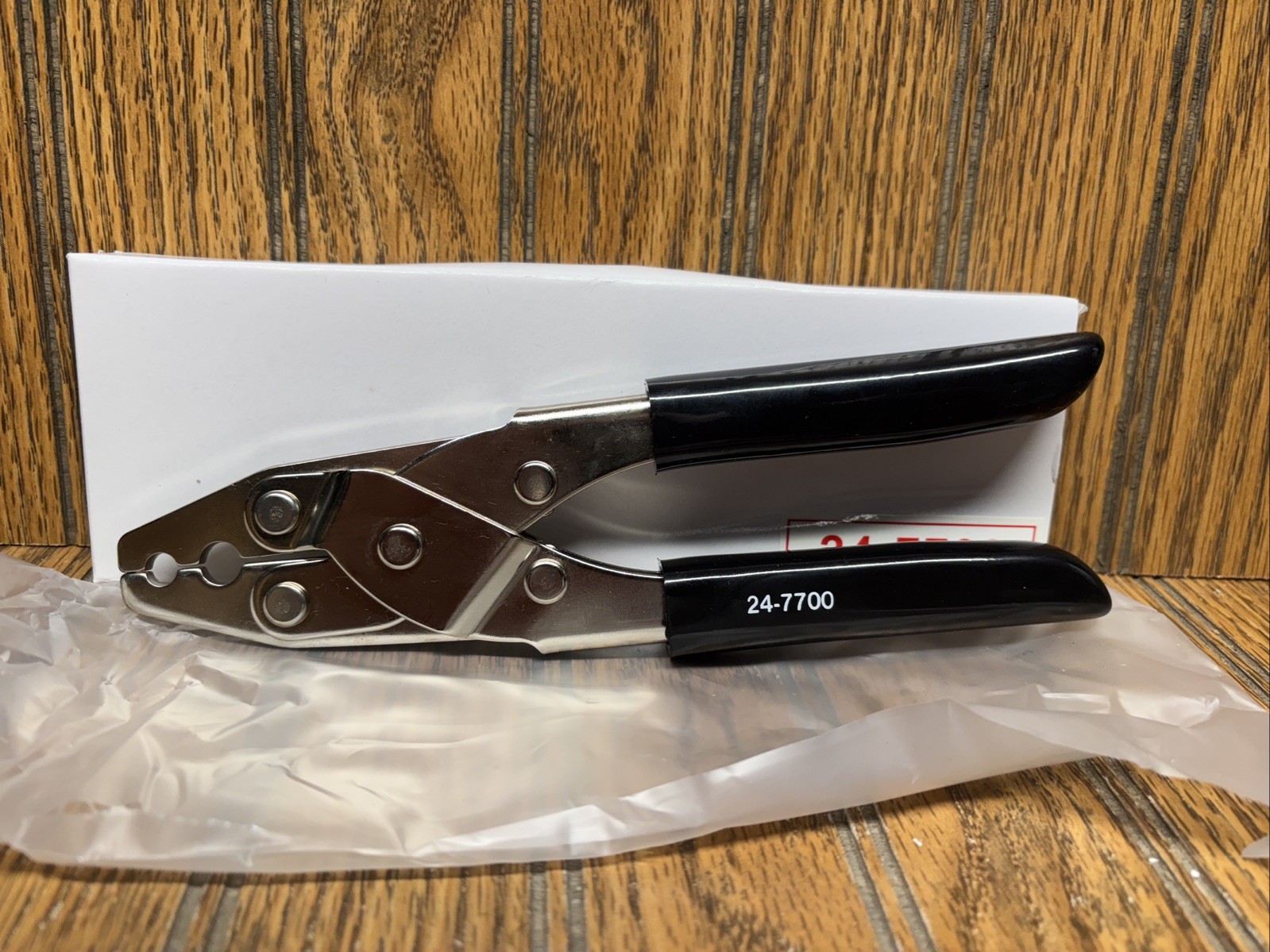Prestige Aim Cinch 24-7700 Hand Crimper Crimp Tool - Black - 8” Long - Brand New