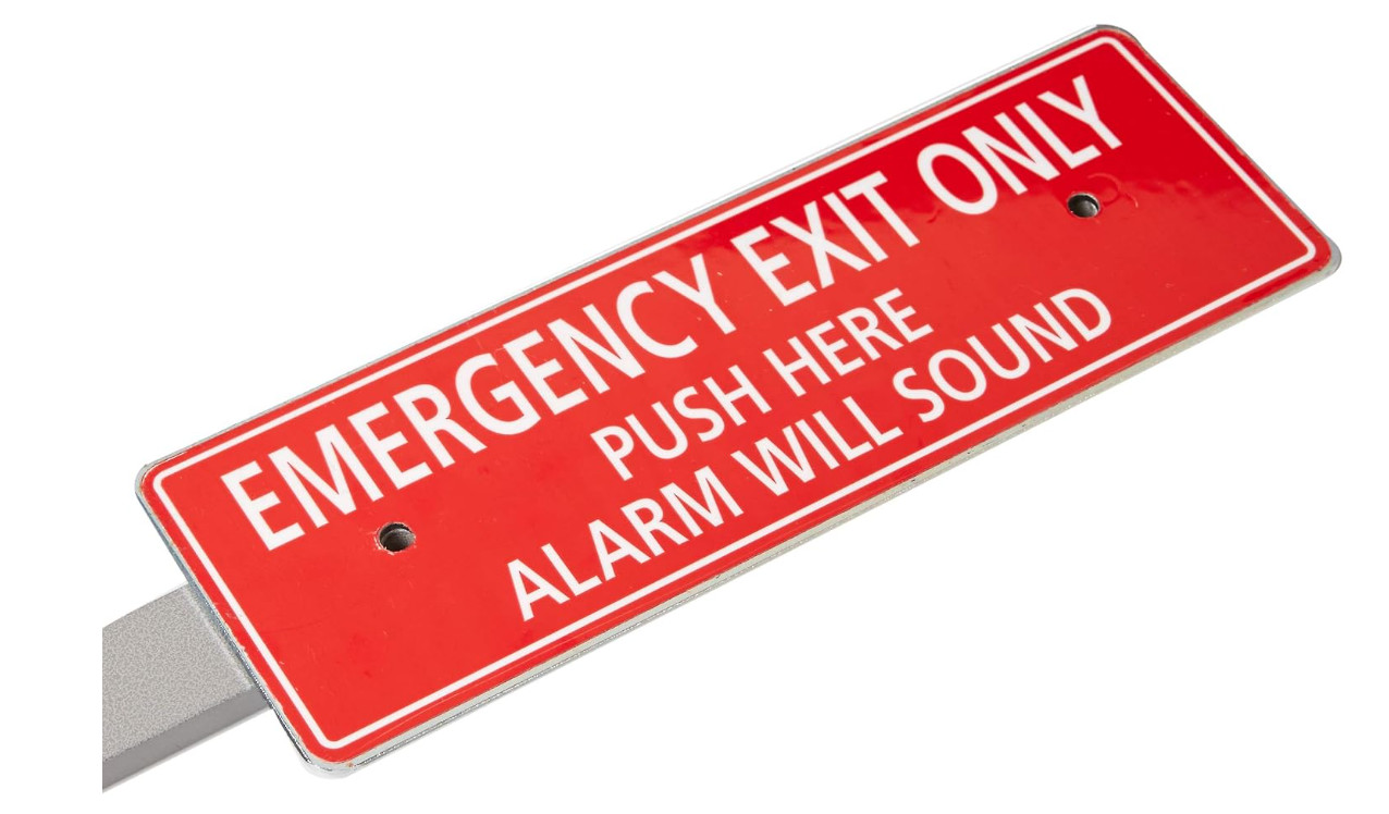 Detex ECL-230D Emergency Door Exit Alarm Control Lock Panic Bar 100dB Silver NEW