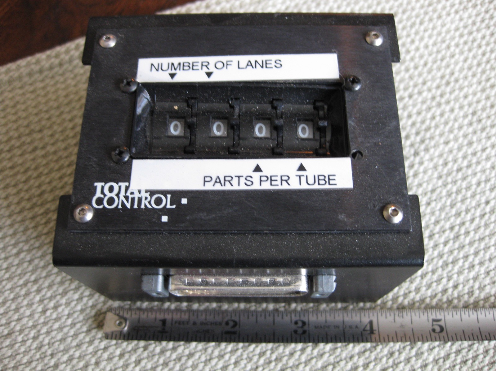 Total Control Systems 4 Digit Adjustable Counter ElectroMechanical