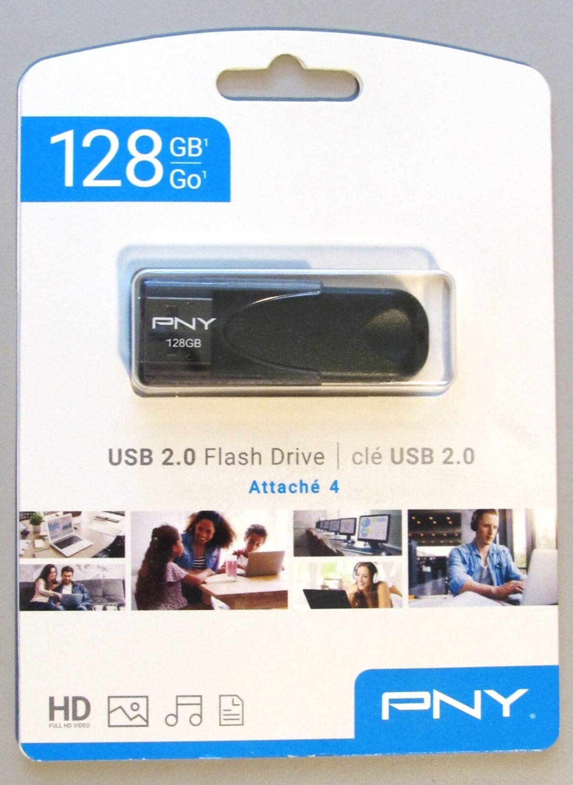 PNY 128GB USB 2.0 Flash Drive Attache 4 - Brand New/Unopened