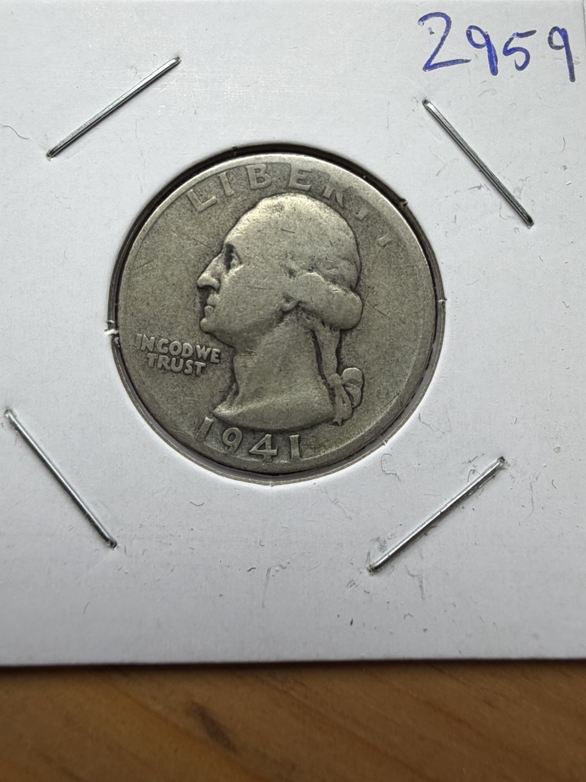 1941 S Washington Quarter - As Shown! (#2959)