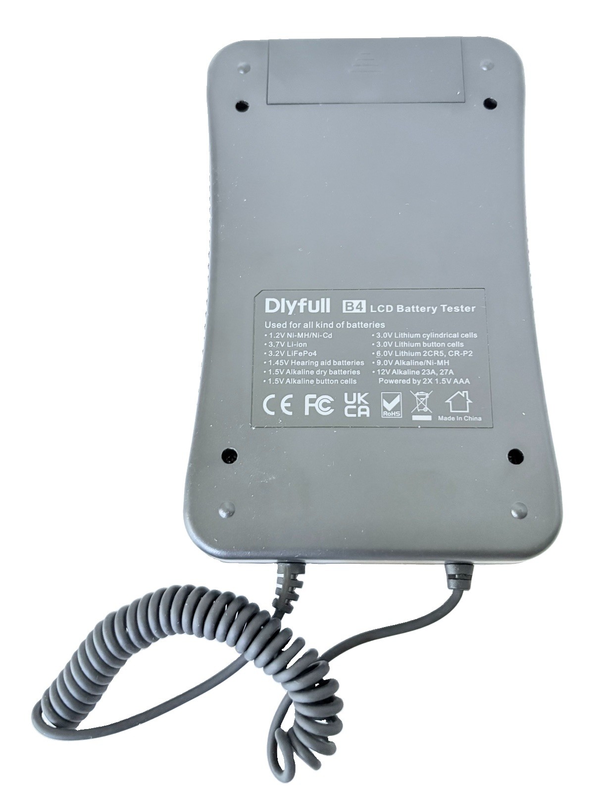 Dlyfull Battery Tester, LCD Display Universal Battery Checker B4 Open Box
