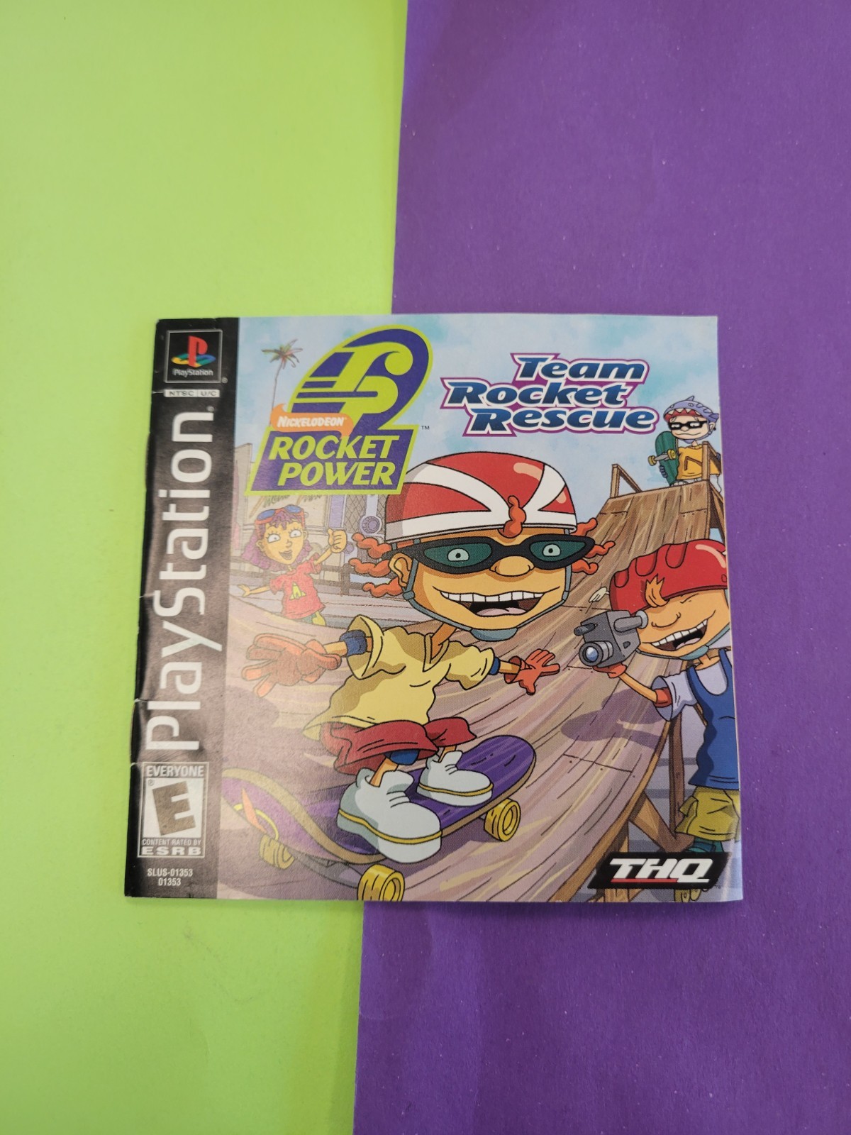 Rocket Power: Team Rocket Rescue Playstation 1 Manual Only