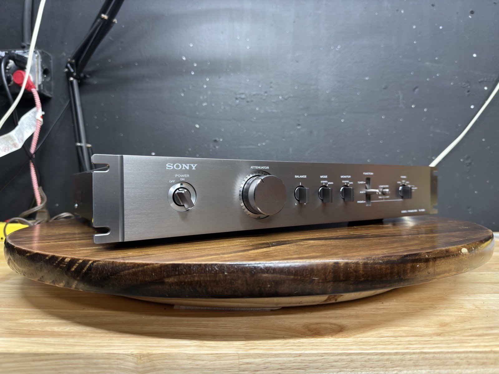 Sony TA-E86B Vintage Stereo Preamplifier W/ Original Manual