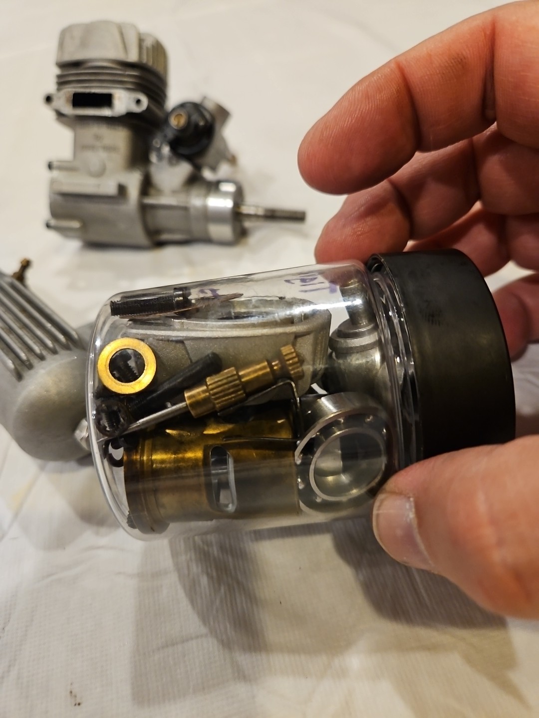Supertigre 45R/c Model Airplane Engine With Extra Parts