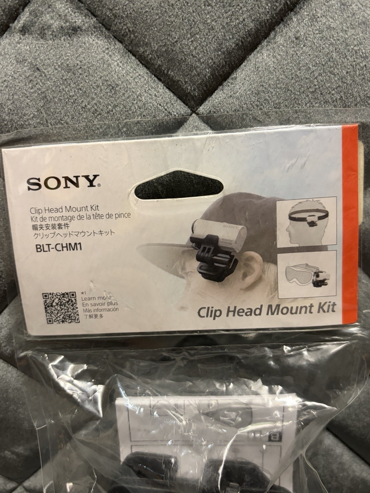 New Sony BLT-CHM1 Clip Head Mount Kit Action Cam Accessory Genuine OEM