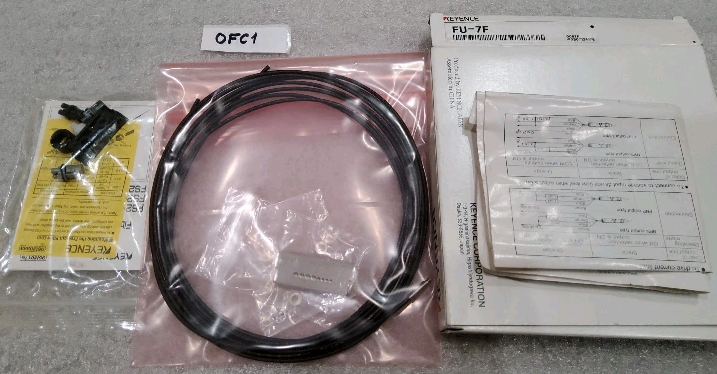 KEYENCE  FU-7F FIBER OPTIC SENSOR