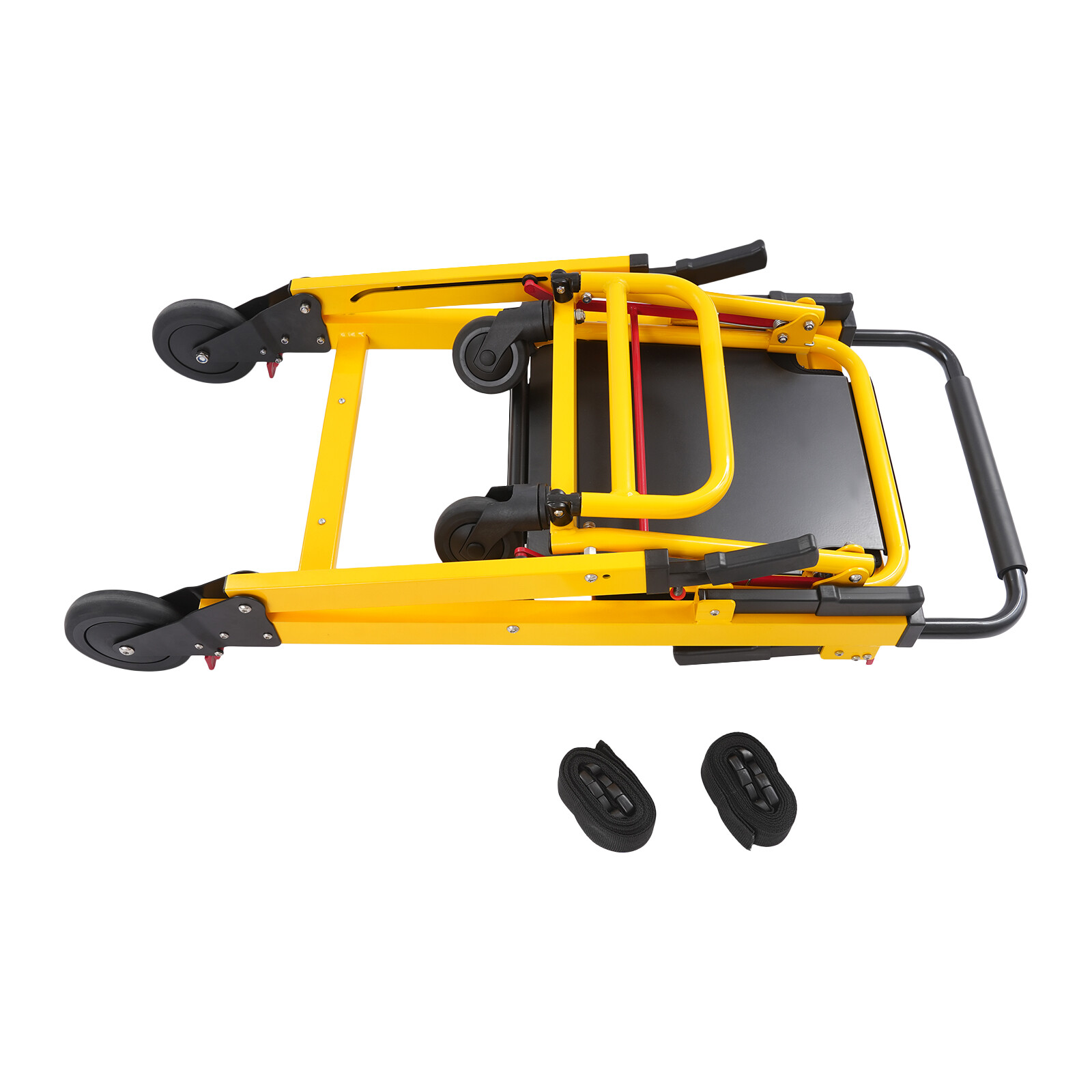 Folding 4-Wheel Evacuation Chair EMS Medical Emergency Patient Transfer Chair US