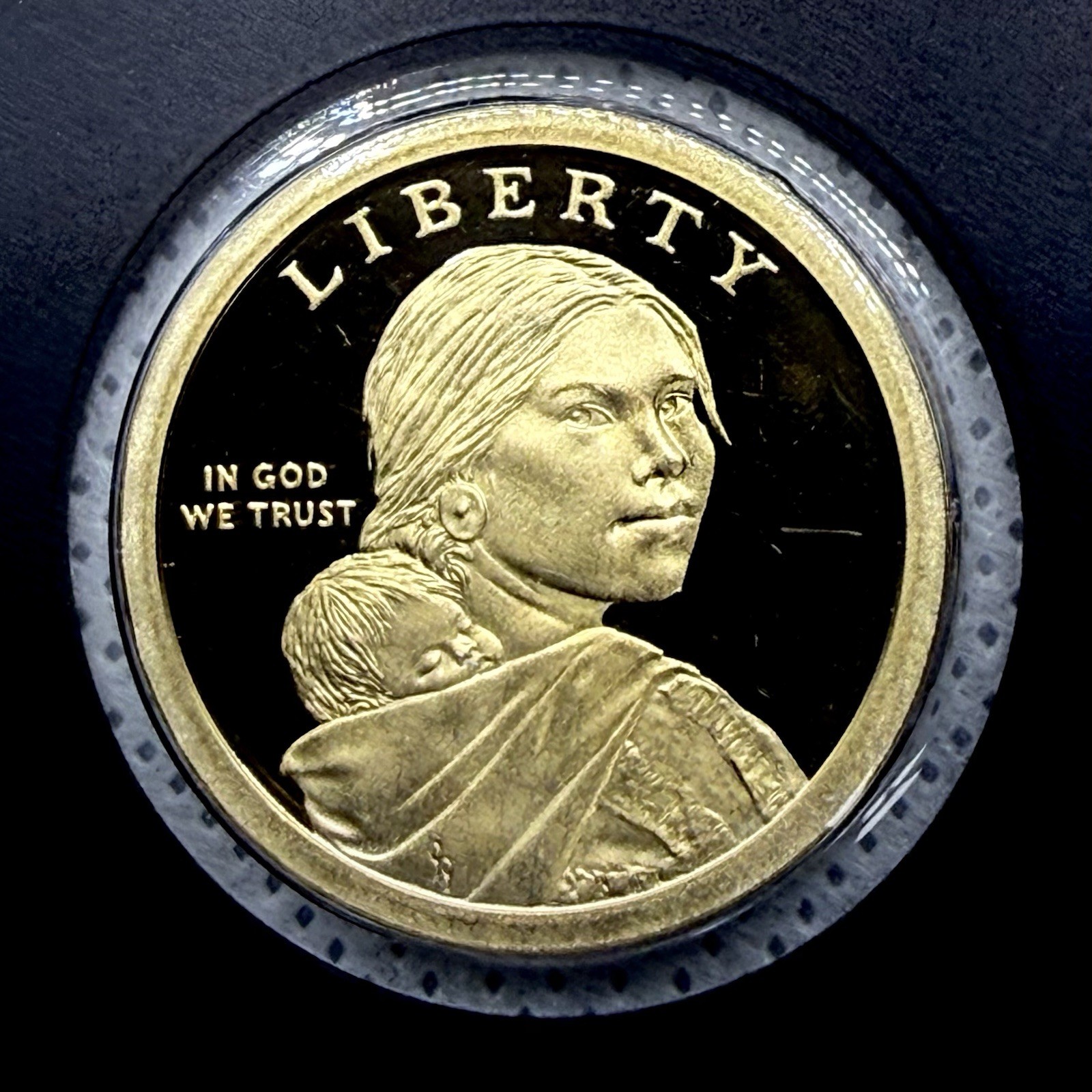 2011-S Proof Sacagawea Native American Dollar ~ Wampanoag Treaty ~ $1