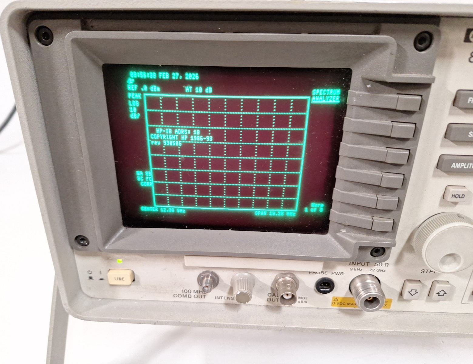 HP 8592D Spectrum Analyzer 9KHz - 22GHz