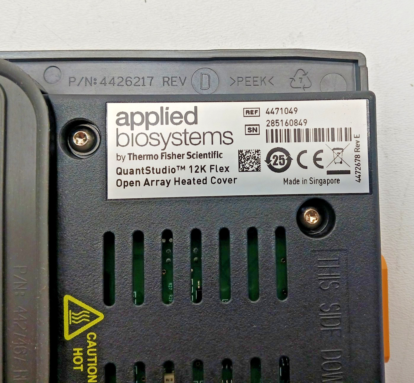 Applied Biosystems QuantStudio 12K Flex OpenArray Heated Cover 4471049 P27