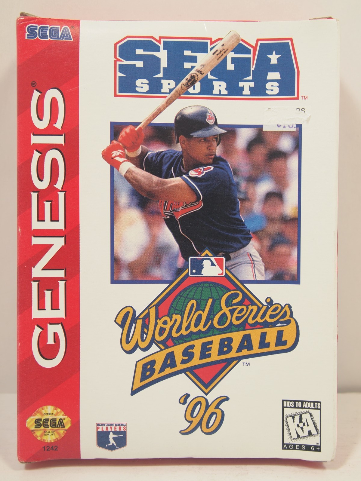 World Series Baseball 96 Case (SEGA Genesis) Authentic CARDBOARD BOX ONLY