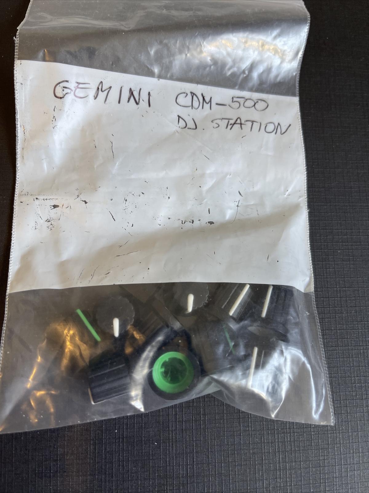 Gemini CDM-500  DJ Mixer Station Board Knob Switches, Lot Of 13 Pieces