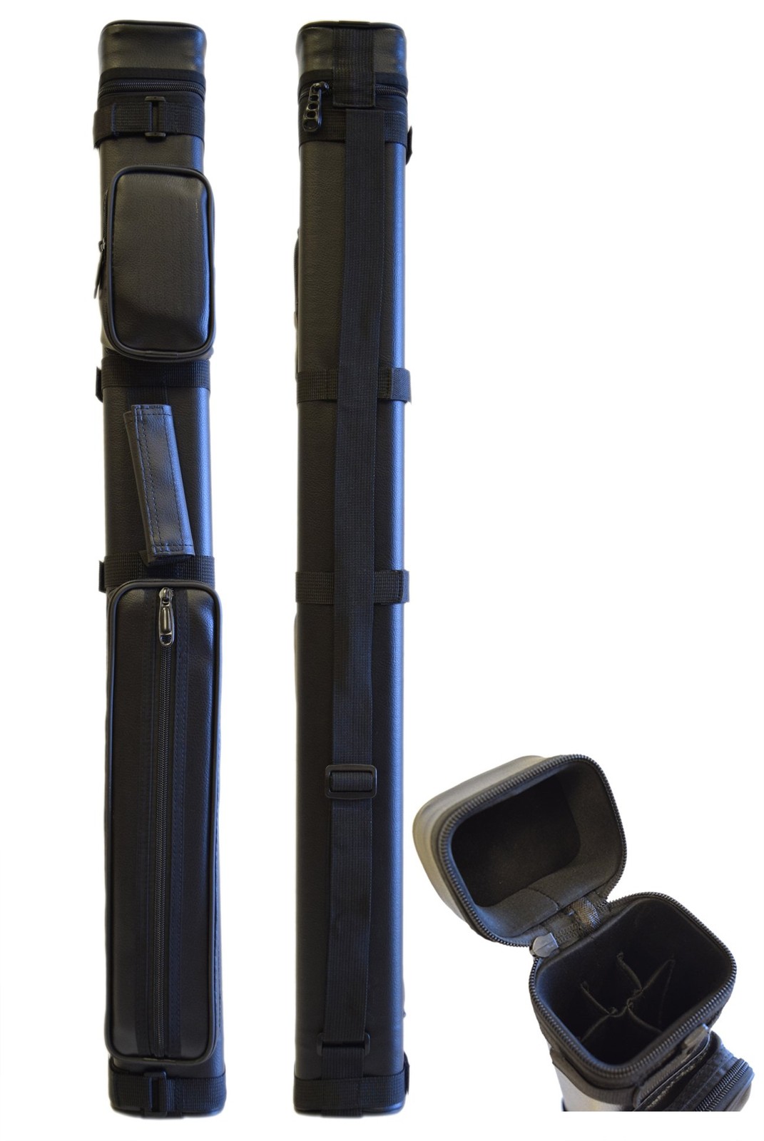 HAN'S DELTA 2x3 Hard Billiard Case 2Butts 3Shafts Carry 1 Count (Pack of 1)