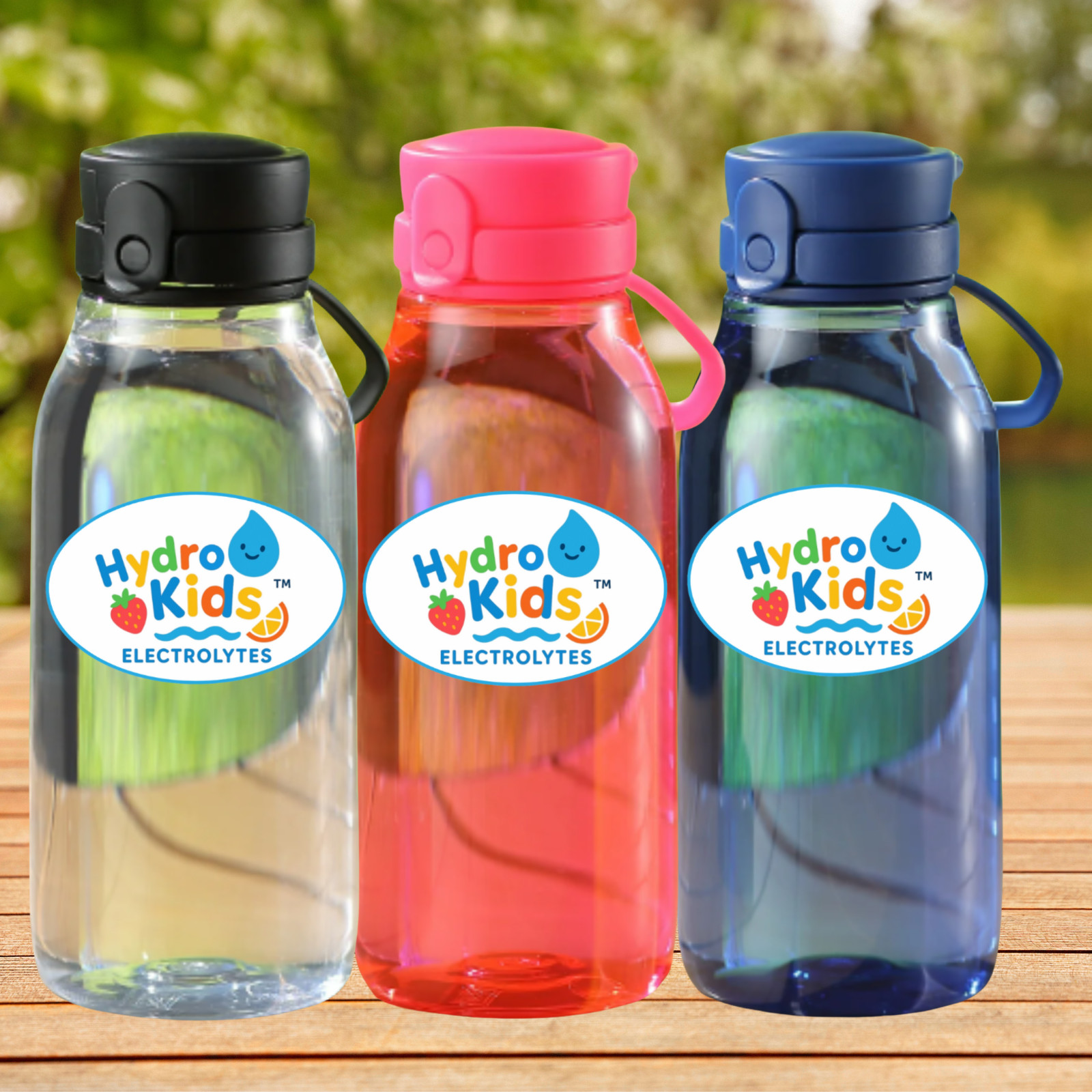 HydroKids 16 Oz PET Plastic Water Bottle