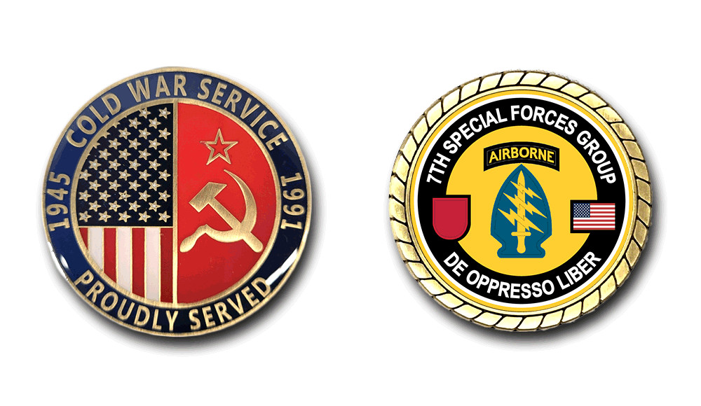 7th Special Forces Group Cold War Service Challenge Coin Officially Licensed