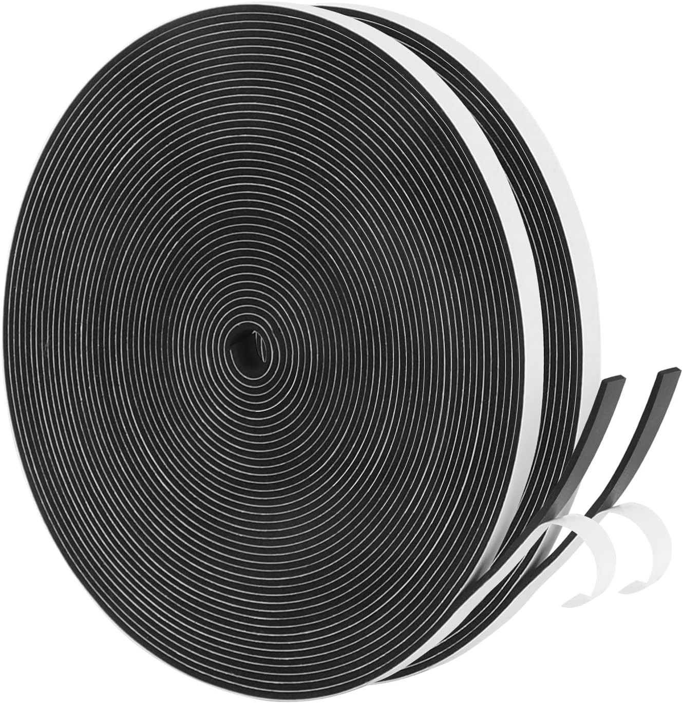 Thin Weather Stripping 1/4" X1/16, Foam Gasket Seal Tape for Window, Sliding Doo