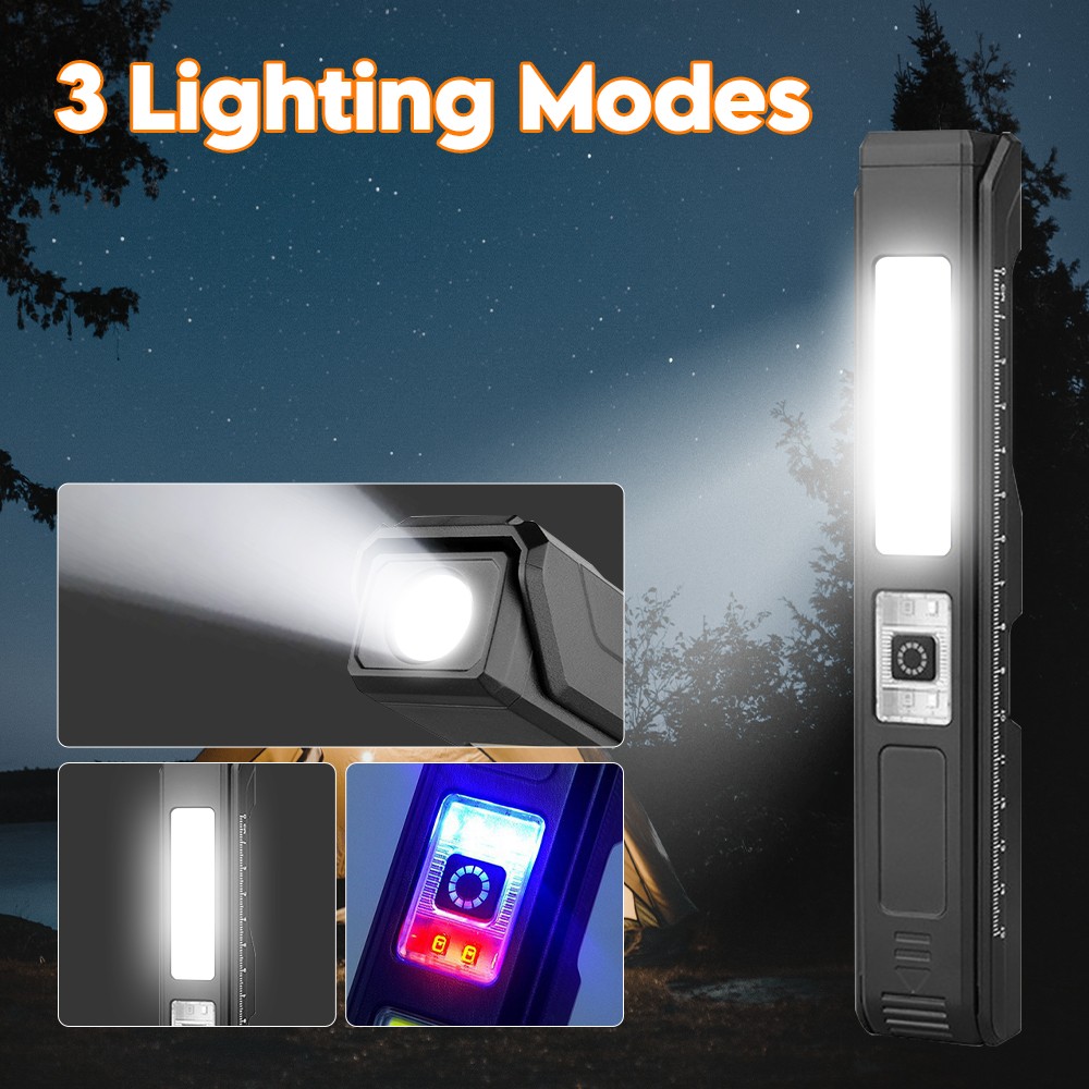 Magnetic Work Light 1200mAh Rechargeable LED Work Light Bar for Garage, Workshop