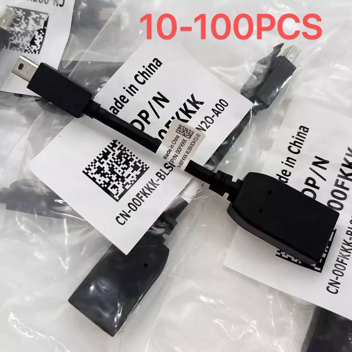 Lot New For Dell Mini DP to DP Display Port Adapter Cable 00FKKK 0FKKK