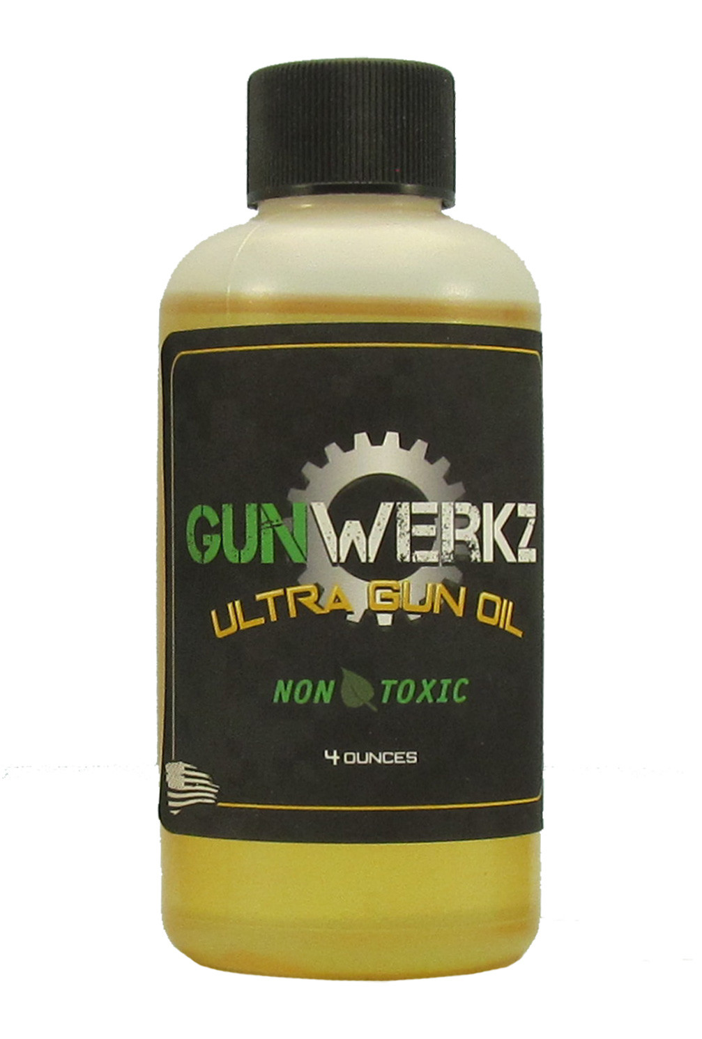 Gun Oil/Lube--4 oz. Gun-Werkz Ultra Gun Oil 100% Synthetic--Non Toxic Lubricant