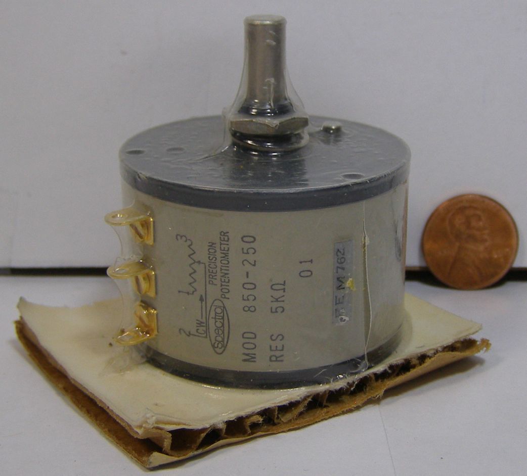 HP 2100-1621 VAR RESISTOR 5K MOD 850-250 PRECISION POTENTIOMETER