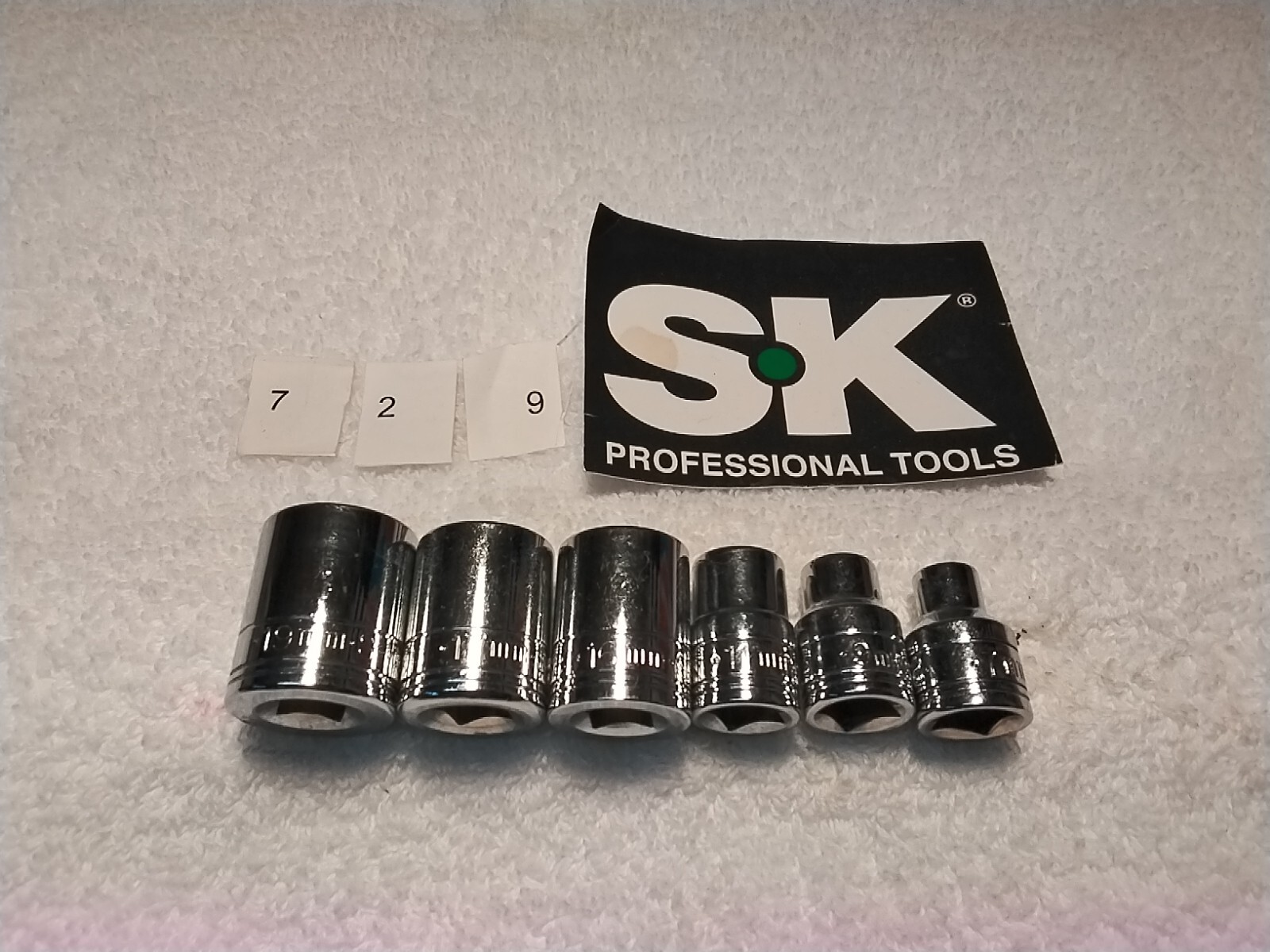 3/8' Drive 6pt MM S-K 6pc SOCKET SET