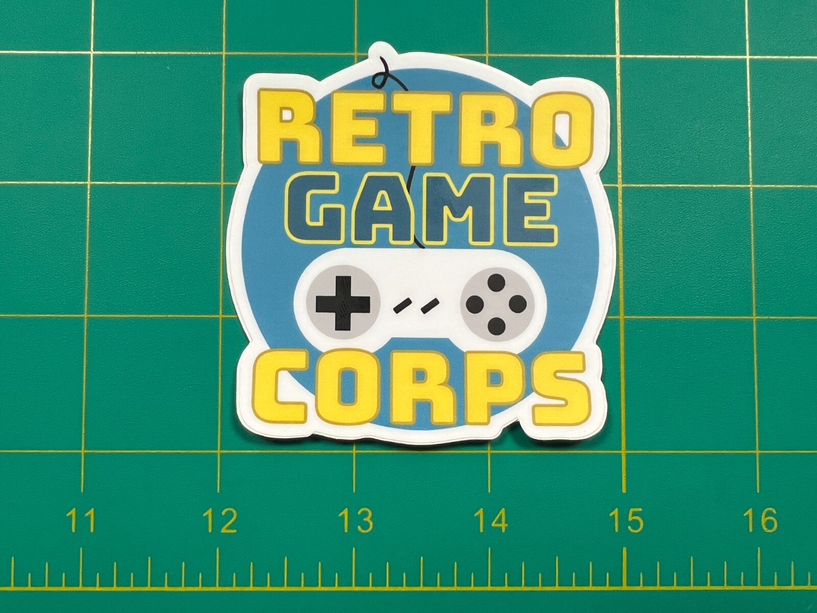Retro Game Corps vinyl sticker (3")