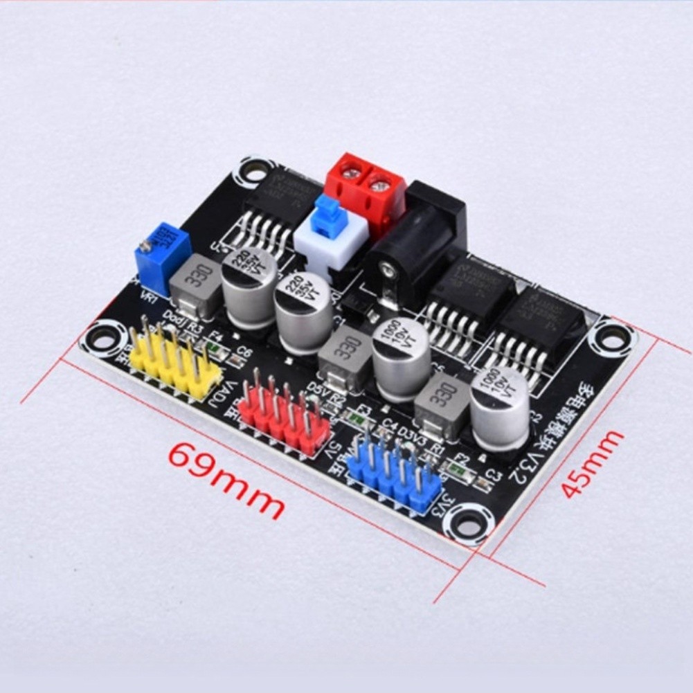 Stable DC Power Supply Module Adjustable Output for Sensor and for mcu Projects