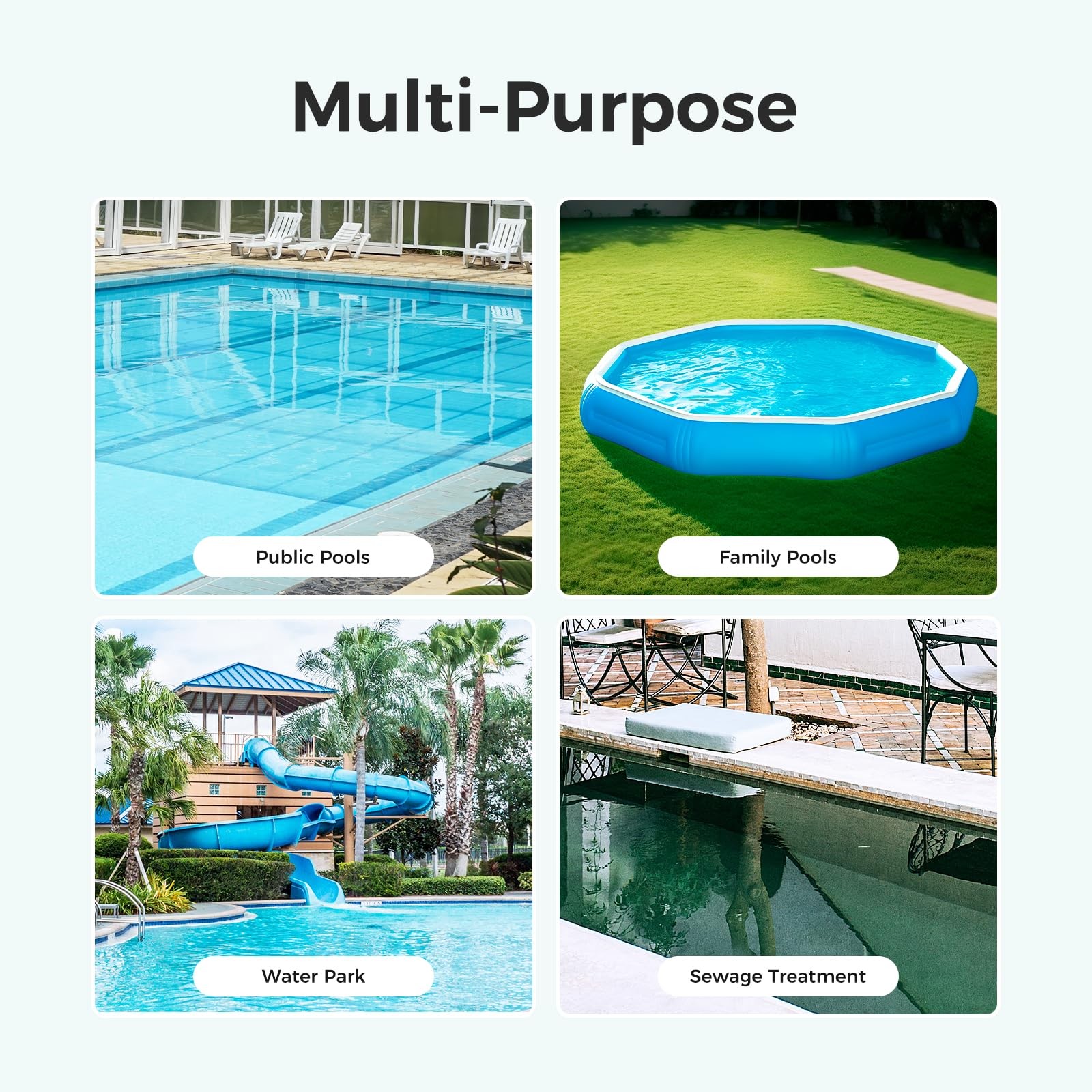 POOL FELLOWS Pool Tablet Dispenser for 3 inch Tablets, Floating Tablet Holder