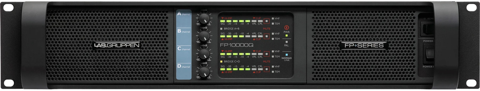 Lab Gruppen LAB-FP10000Q/SP 10000W 4Ch Amplifier w/NomadLink Network Monitoring