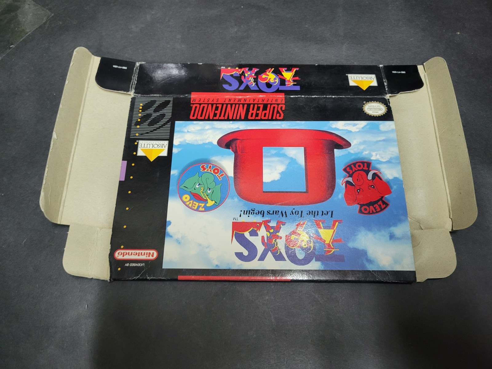 Toys (Nintendo SNES, 1993) Box Only