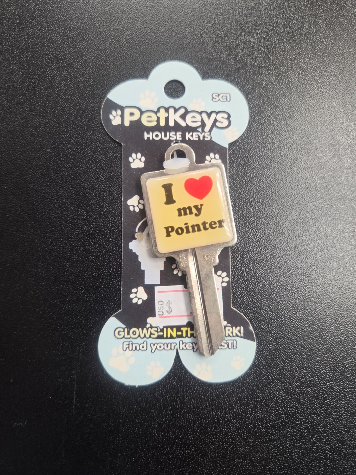 I LOVE MY POINTER SCHLAGE SC1 KEYBLANK - READ DETAILS BELOW