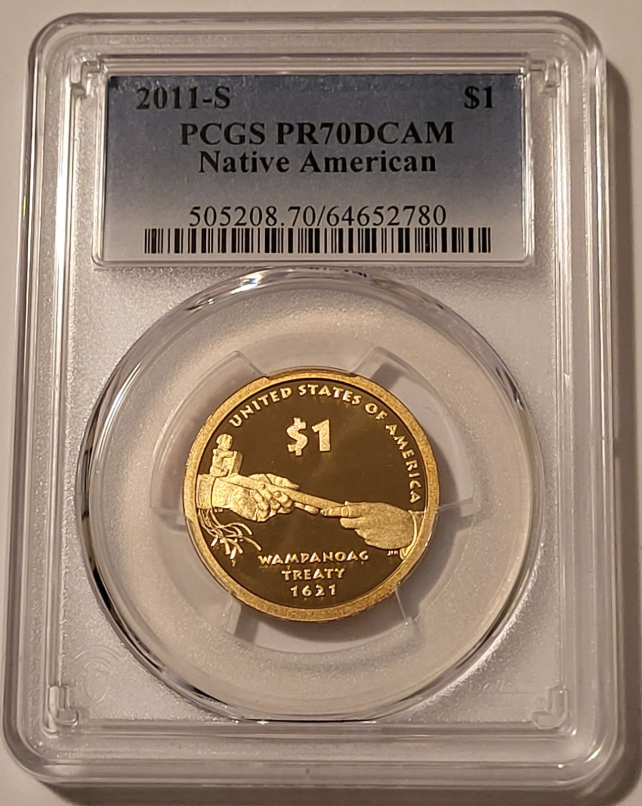 2011 S Native American Sacagawea Dollar Proof PR70 DCAM PCGS