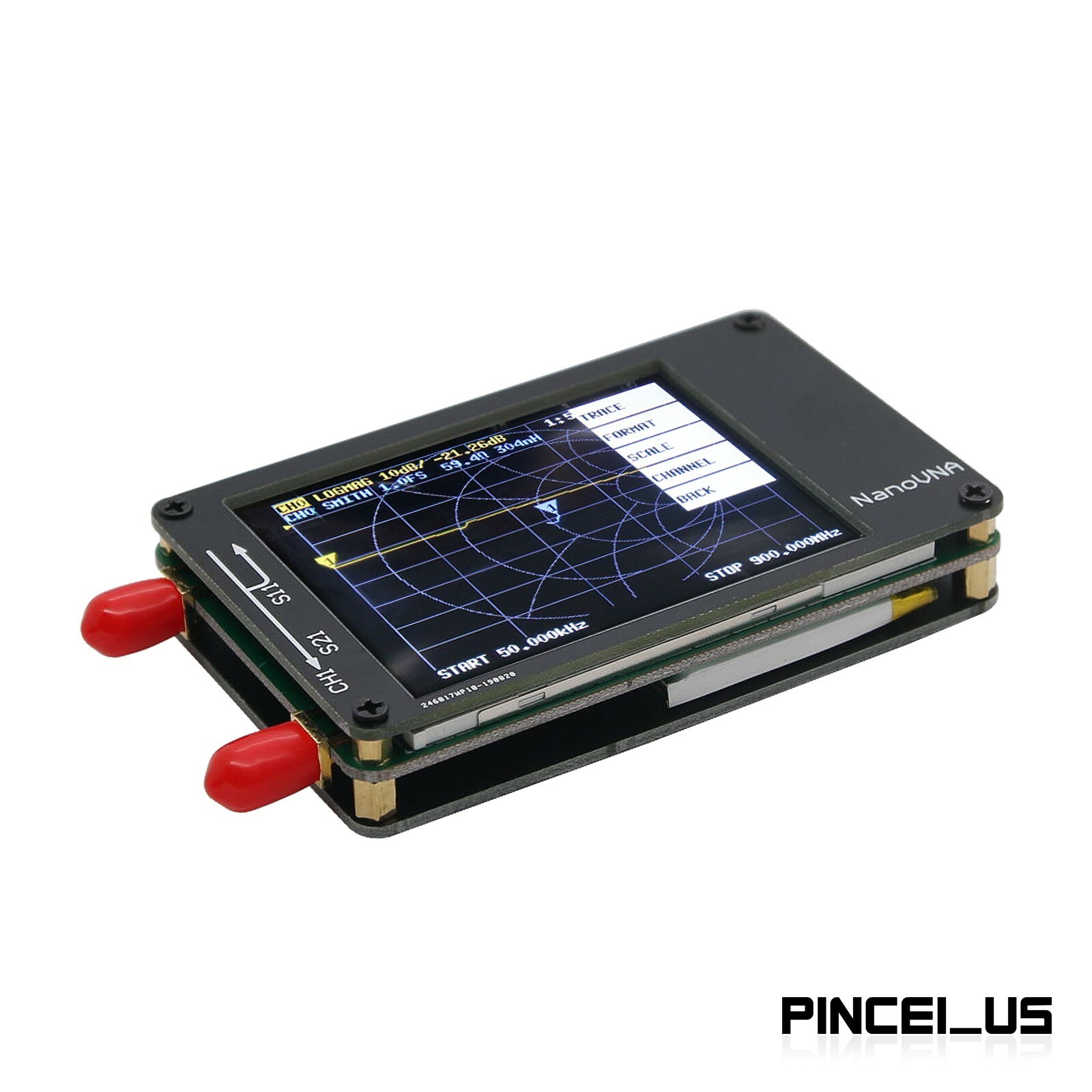 NanoVNA 50KHz-2GHz Vector Network Analyzer for MF HF VHF UHF Antenna 2.8"