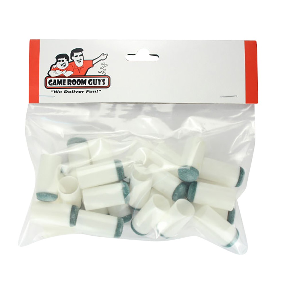 Pool Table Billiard Slip On Cue Stick Tips - 14 Mm - Set of 25